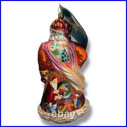 2005 Christopher Radko Karazimov Candlelight Portrait Santa Series