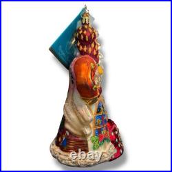 2005 Christopher Radko Karazimov Candlelight Portrait Santa Series