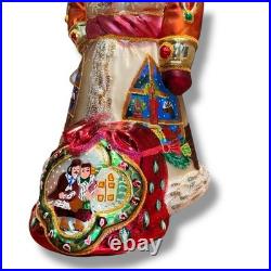 2005 Christopher Radko Karazimov Candlelight Portrait Santa Series