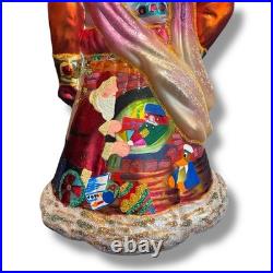 2005 Christopher Radko Karazimov Candlelight Portrait Santa Series