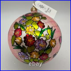 2005 Christopher Radko Tropical Isle 5 Ball Ornament 1012100 Pink with Tags
