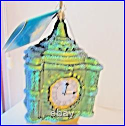 2006 Christopher Radko 6in Marshall Field's Clock Ornament New in Radko Box