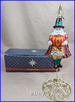 2012 Christopher Radko Mr. Pilgrim 1016161 6 Glass Thanksgiving Ornament