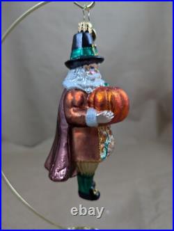 2012 Christopher Radko Mr. Pilgrim 1016161 6 Glass Thanksgiving Ornament