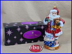 2014 Christopher Radko National Treasure Nick 1017428 Glass Ornament 6.5 USA