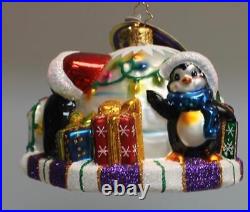 2014 Christopher Radko Penguin Prep Ornament 3012971