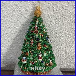 2015 Christopher Radko TREASURED TREE TRIMMINGS Large Christmas Tree Ornament 9