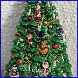 2015 Christopher Radko TREASURED TREE TRIMMINGS Large Christmas Tree Ornament 9