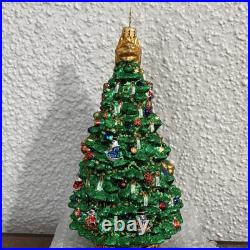 2015 Christopher Radko TREASURED TREE TRIMMINGS Large Christmas Tree Ornament 9