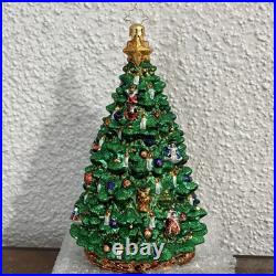 2015 Christopher Radko TREASURED TREE TRIMMINGS Large Christmas Tree Ornament 9