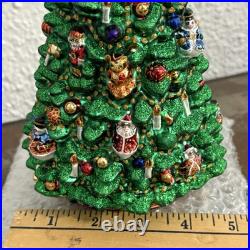 2015 Christopher Radko TREASURED TREE TRIMMINGS Large Christmas Tree Ornament 9