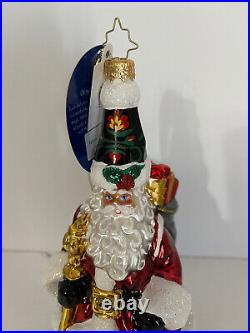 2022 Christopher Radko LE Festive Folk Santa # 1020967