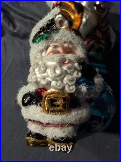 2025 Disney Christopher Radko Chip Dale Santa Christmas Ornament New 2025 Disney Christopher Radko Chip Dale Santa Christmas Ornament New