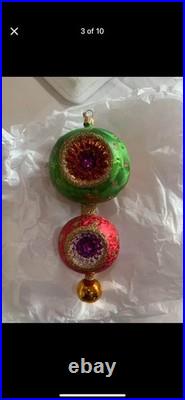 23 Vintage Christopher Radko Ornaments +1 Adler & 2 Spode