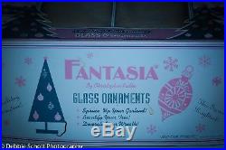 4 Retired Christopher Radko Fantasia Santa Christmas Ornaments
