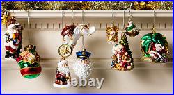 Authentic Christopher Radko CHICAGO Greetings Postcard Blown Glass Ornament NEW