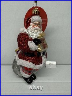 Brightly Brant Santa 1018030 By Christopher Radko (rare) 2015