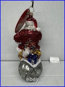 Brightly Brant Santa 1018030 By Christopher Radko (rare) 2015