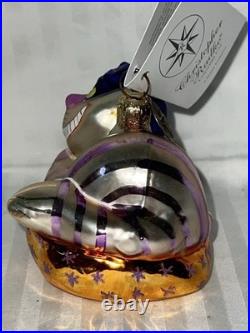 CHESHIRE CAT Christopher Radko RETIRED With Tag DISNEY Alice 00-DIS-47