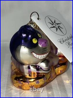 CHESHIRE CAT Christopher Radko RETIRED With Tag DISNEY Alice 00-DIS-47