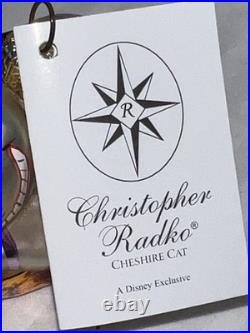 CHESHIRE CAT Christopher Radko RETIRED With Tag DISNEY Alice 00-DIS-47