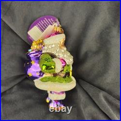 CHRISTOPHER RADKO 1016732 Bright Jolly Gent Santa Ornament with tag RARE
