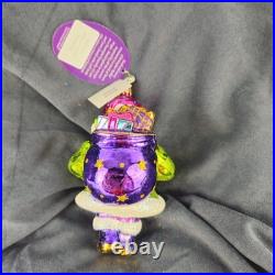 CHRISTOPHER RADKO 1016732 Bright Jolly Gent Santa Ornament with tag RARE