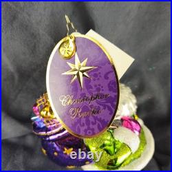 CHRISTOPHER RADKO 1016732 Bright Jolly Gent Santa Ornament with tag RARE