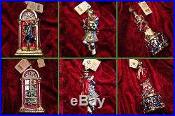 CHRISTOPHER RADKO 12 DAYS OF CHRISTMAS ORNAMENT SET NEW With ALL TAGS