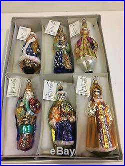 Christopher Radko 1996 Russian Rhapsody Le Signed Set Of 6 Christmas Ornaments