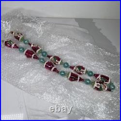 CHRISTOPHER RADKO 36 Garland SANTA DELUXE 96-292-0 In Box CHRISTOPHER RADKO 36 Garland SANTA DELUXE 96-292-0 In Box