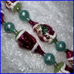 CHRISTOPHER RADKO 36 Garland SANTA DELUXE 96-292-0 In Box CHRISTOPHER RADKO 36 Garland SANTA DELUXE 96-292-0 In Box