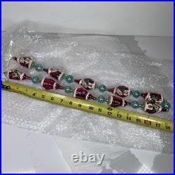 CHRISTOPHER RADKO 36 Garland SANTA DELUXE 96-292-0 In Box