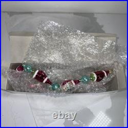 CHRISTOPHER RADKO 36 Garland SANTA DELUXE 96-292-0 In Box