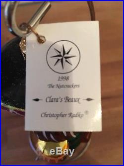 CHRISTOPHER RADKO Clara's Beaux Nutcracker Series LTD ED Ornament RARE # 3436