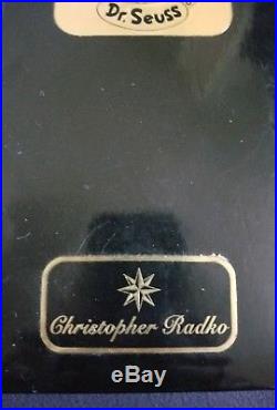 CHRISTOPHER RADKO DR. SEUSS CHRISTMAS GLASS ORNAMENT Grinch & Whozits 1997 Rare