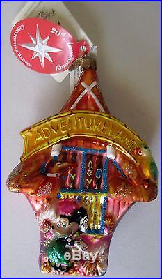 CHRISTOPHER RADKO-Disneyland's 50 Anniversary Adventureland Ornament LE1955
