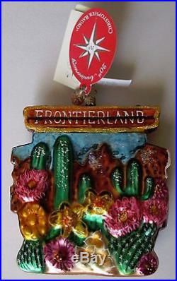 CHRISTOPHER RADKO-Disneyland's 50 Anniversary Frontierland Ornament LE1955