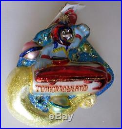 CHRISTOPHER RADKO-Disneyland's 50 Anniversary Tomorrowland Ornament LE1955