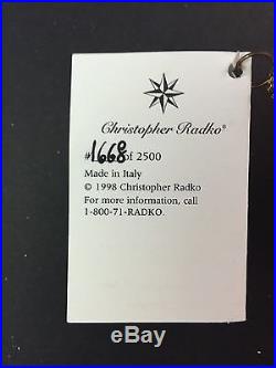 Christopher Radko Italian Ornament 98-sp-03 Sterling Rider (limited Edition)