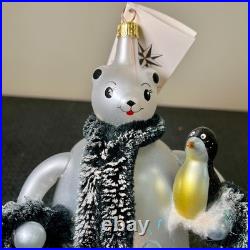 CHRISTOPHER RADKO ITALIAN POLAR PALS#98-089-0 NWT, Mint Rare Bear with Penguin