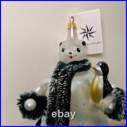 CHRISTOPHER RADKO ITALIAN POLAR PALS#98-089-0 NWT, Mint Rare Bear with Penguin