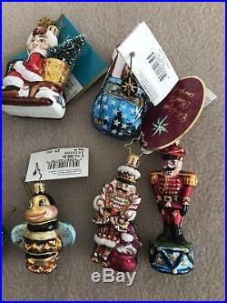 CHRISTOPHER RADKO LITTLE GEMS LOT OF 11 Ornaments With Tags Attached Bee, Frog