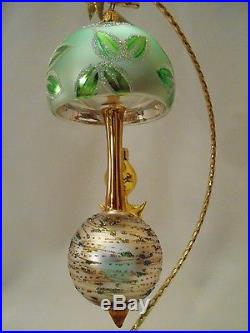Christopher Radko Mystery Lamp Type Double Ornament 7 Italian