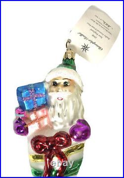 CHRISTOPHER RADKO Put the Loot in the Boot Hand Signed Ornament'98 #352/1500