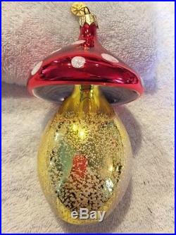 Christopher Radko, Retired, 2000, Santa Shroom Christmas Ornament, #003060