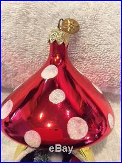 Christopher Radko, Retired, 2000, Santa Shroom Christmas Ornament, #003060