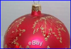 CHRISTOPHER RADKO RUBY SCARLETT Christmas Ornament 87-010-3
