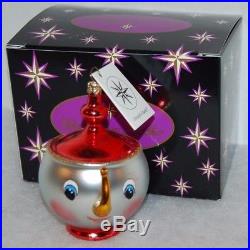 CHRISTOPHER RADKO TEA & SYMPATHY Christmas Ornament 93-244-1 Beauty & the Beast