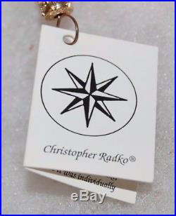 CHRISTOPHER RADKO TEA & SYMPATHY Christmas Ornament 93-244-1 Beauty & the Beast